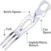 OUTDOOR EDGE CHOWPAL MEALTIME - MULTITOOL W/KNIFE & ORNG POUCH