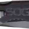 SOG KNIFE SALUTE HARDCASED - BLACK 3.6" BLADE
