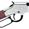 Henry H4 Silver Eagle 22S/L/LR - 20" Octagon Walnut Engraved