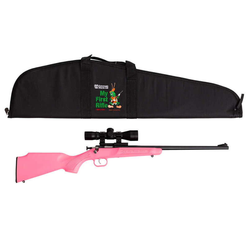 Keystone Sporting Arms Crickett 22Lr Bl/Pnk Scp/Case