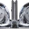 Iver Johnson Magazine Ar15 - 223 100rd Drum BLK/Clear Poly