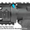 Utg Rail Picatinny AR-15 7" - 2-Pc Drop-In Carbine Length