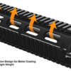 Utg Rail Picatinny AR-15 9" - 2-Pc Drop-In Mid-Length