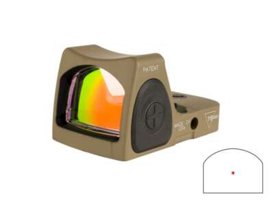 TRIJICON RMR TYPE 2 AS LED 3.25 MOA FDE