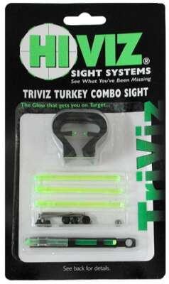 Hiviz Shotgun Deer/Turkey Set - Triviz 1/4"-3/8" Vent Ribs
