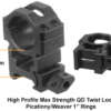Utg Scope 6-24X50 1" Ao - 36 Color Illuminated Mil-Dot