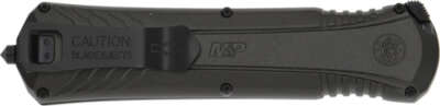 S&W KNIFE M&P OTF 3.5" AUS-8 - BLADE TIP DOWN CARRY W/SAFETY