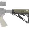 HOGUE AR-15 COLLAPSIBLE STOCK - OD GREEN RUBBER COMMERCIAL