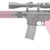 HOGUE AR-15 COLLAPSIBLE STOCK - PINK RUBBER MIL-SPEC