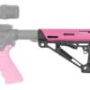 HOGUE AR-15 COLLAPSIBLE STOCK - PINK RUBBER MIL-SPEC