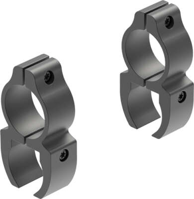 LEUPOLD RINGS RIFLEMAN GEN2 - 1" 3/8 RIMFIRE SEE-THRU BLACK