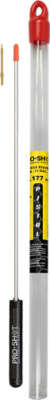 PRO SHOT STAINLESS 1PC PISTOL - CLEANING ROD 12" .17 CAL W/JAG