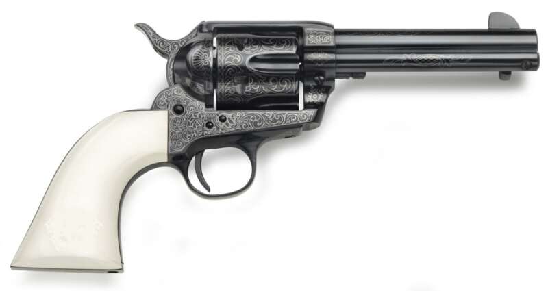 TAYLOR'S & COMPANY OUTLAW LGCY 45LC BL/IVRY 4.75"