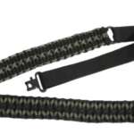 TOC PARACORD RIFLE SLING WITH - SWIVEL BLACK/GRAY