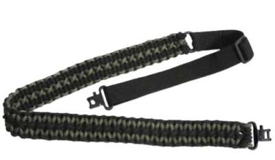 TOC PARACORD RIFLE SLING WITH - SWIVEL BLACK/GRAY