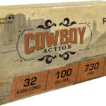 FIOCCHI 32 S&W LONG 100GR LEAD - WADCUTTER 50RD 20BX/CS