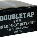 DOUBLETAP 9MM SNAKE SHOT - 20RD 50BX/CS