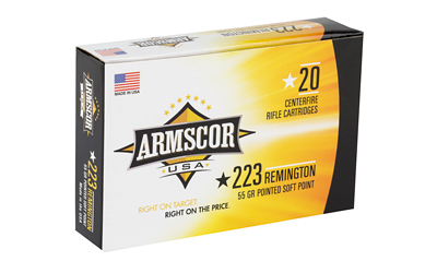 ARMSCOR 223REM 55GR PSP 20/1000