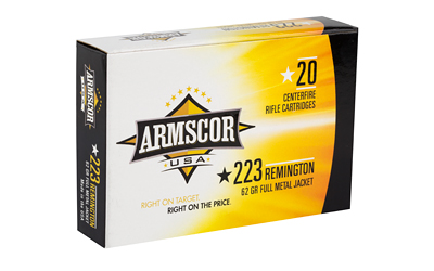 ARMSCOR 223REM 62GR FMJ 20/1000