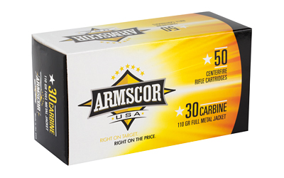 ARMSCOR 30CARB 110GR FMJ 50/1000