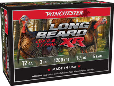 WINCHESTER LONG BEARD XR 12GA - 3" 1-3/4OZ #5 10RD 10BX/CS