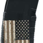 BLACK RAIN MAGAZINE AR15 30RD - 5.56" AMERICAN FLAG ETCHED