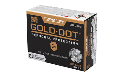 SPR GOLD DOT 380ACP 90GR HP 20/200