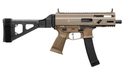 GRAND POWER STRIBOG SP9A3S 9MM - 5" BBL 30 RD MAG W/BRACE FDE