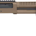 MOSSBERG 590R TACTICAL 12GA - 18.5" 6RD ADJ STK CYL FDE