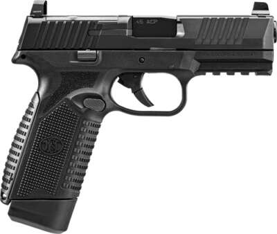 FN 545 MRD 45 ACP NMS - 2-15 RD MAGS BLACK