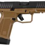 AREX DELTA M GEN 2 OR 9MM 1-15 - 1-15+2 MAG 4" BLK SLIDE/FDE FR