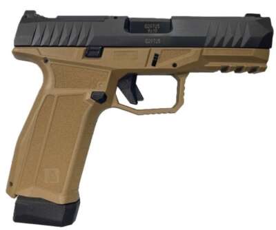 AREX DELTA GEN 2 X OR 9MM 1-17 - 1-17+2 MAG 4" BLK SLIDE/FDE FR