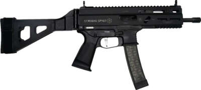 GRAND POWER STRIBOG SP9A3 9MM - 8" BBL 30 RD MAG W/BRACE BLK