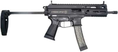 GRAND POWER STRIBOG SP9A3 9MM - 8" 30RD MAG TAILHOOK BRACE BLK