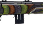 SAVAGE 93R17 MINIMALIST 17HMR - 18" MATTE/GREEN LAMINATE