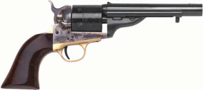 CIMARRON 1872 OPEN TOP NAVY - 38SP 5.5" FS CC/BLUED WALNUT