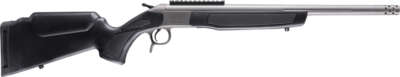 CVA SCOUT TD V3 338ARC 18" - STAINLESS/BLACK SYNTHETIC