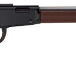 HENRY H1 TRACKER LEVER RIFLE - 22WMR 20" OCT. LL BLUED WALNUT