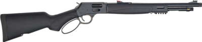 HENRY H12 X MODEL LEVER 357/38 - 17.4" TB BLUED BLACK SYN.