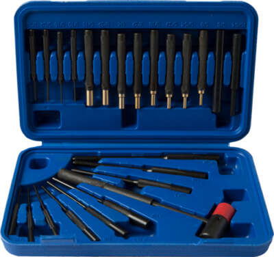GUNMASTER PUNCH/HAMMER SET - 24 PC BRASS & STEEL PUNCH