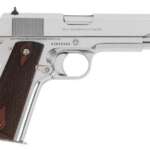 COLT GOVERNMENT 1911 45ACP 5" - 8RD BRIGHT STAINLESS ROSEWOOD