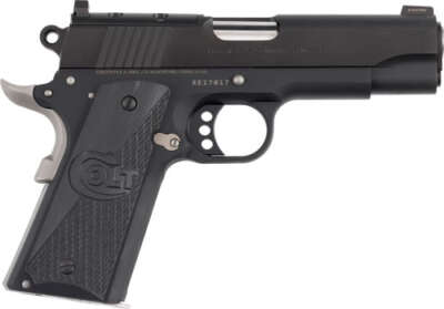 COLT NIGHT COMMANDER 45ACP - 4.25" 8RD BLACK BLUED OPT RDY