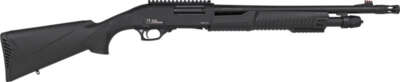 IVER JOHNSON PUMP 12GA 3" 18" - MUZZLE BRAKE BLUED SYNTHETIC