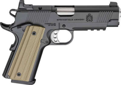 SPRINGFIELD 1911 OPERATOR AOS - 45 ACP 4.25" 8RD TRITIUM BLK
