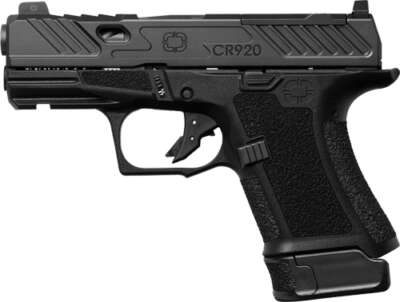 SHADOW SYSTEMS CR920 ELITE 9MM - OPTIC CUT FLUTED BLACK BBL