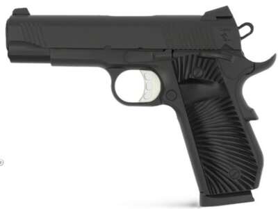 TISAS 1911 CARRY B45B 45ACP - 4.25" G10 2-8RD BLACK CERAKOTE