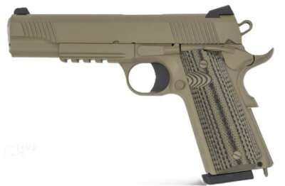 TISAS 1911 RAIDER 9MM - 5" BBL G10 W/ RAIL 2-9RD FDE