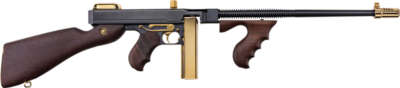 THOMPSON 1927A1 45ACP CARBINE - 18" 20RD TITANIUM GOLD