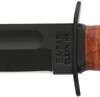 KA-BAR FIGHTING/UTILITY KNIFE - 5.25" SHORT W/LTHR SHTH USMC