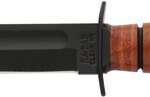 KA-BAR FIGHTING/UTILITY KNIFE - 5.25" SHORT W/LTHR SHTH USMC